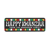 Prettig Kwanzaa Afrikaanse mozaïekranden aangepast