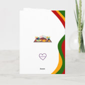 Prettig Kwanzaa Feestdagen Kaart (Achterkant)