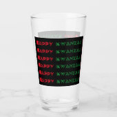 Prettig Kwanzaa Groet 2 Glas (Achterkant)