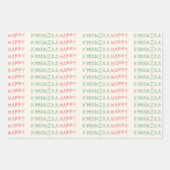 Prettig Kwanzaa Groeten Inpakpapier Vel (Voorkant)