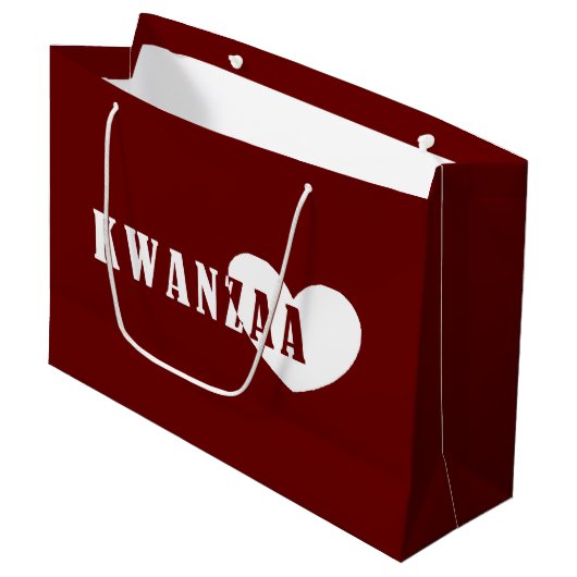 Prettig Kwanzaa Groot Cadeauzakje (Voorkant Gekanteld)