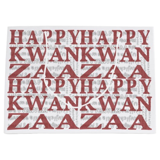 Prettig Kwanzaa Groot Cadeauzakje (Voorkant)