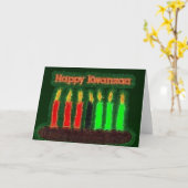 Prettig Kwanzaa Kaart (Gele Bloem)