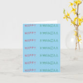 Prettig Kwanzaa Kaart (Gele Bloem)