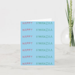 Prettig Kwanzaa Kaart
