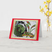 Prettig Kwanzaa Kaart (Gele Bloem)