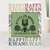 Prettig Kwanzaa Kaart (Voorkant)