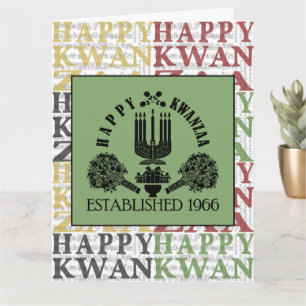 Prettig Kwanzaa Kaart
