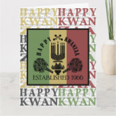 Prettig Kwanzaa Kaart (Voorkant)