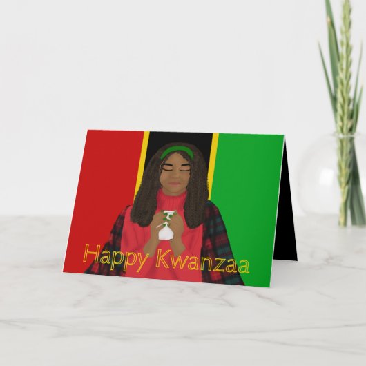 Prettig Kwanzaa Kaart (Voorkant)