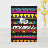 Prettig Kwanzaa Kaart (Gele Bloem)