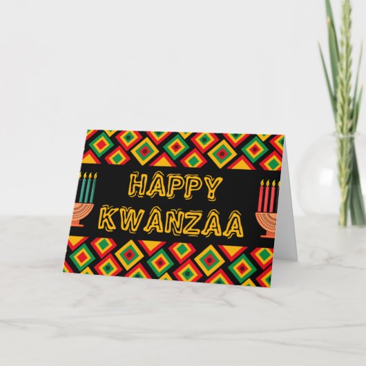 Prettig Kwanzaa Kaart (Voorkant)
