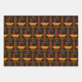 Prettig Kwanzaa PopArt Inpakpapier Vel (Voorkant 3)