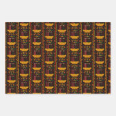Prettig Kwanzaa PopArt Inpakpapier Vel (Voorkant 2)