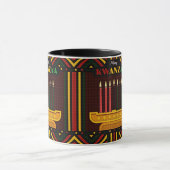 Prettig Kwanzaa PopArt Mok (Midden)