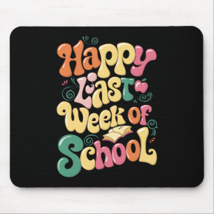 Prettig laatste schoolweek leraren leerlingen groo muismat