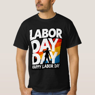 Prettig Labor Day 2026 Amerikaanse Arbeider Bouw T-shirt