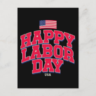 Prettig Labor Day 2026 Ter ere van Amerikaanse arb Briefkaart