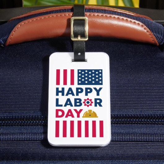 Prettig Labor Day, Verenigde Staten Bagagelabel (Voorkant Insitu 2)
