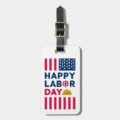 Prettig Labor Day, Verenigde Staten Bagagelabel (Voorkant verticaal)