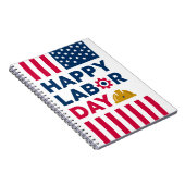Prettig Labor Day, Verenigde Staten Notitieboek (Rechterzijde)