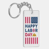 Prettig Labor Day, Verenigde Staten Sleutelhanger (Voorkant Links)