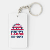 Prettig Labor Day, Verenigde Staten Sleutelhanger (achterkant)