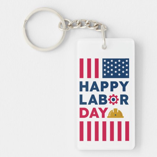 Prettig Labor Day, Verenigde Staten Sleutelhanger (Voorkant)