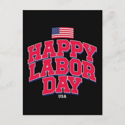 Prettig Labor Day - vieren van Amerikaanse arbeide Briefkaart (Voorkant)