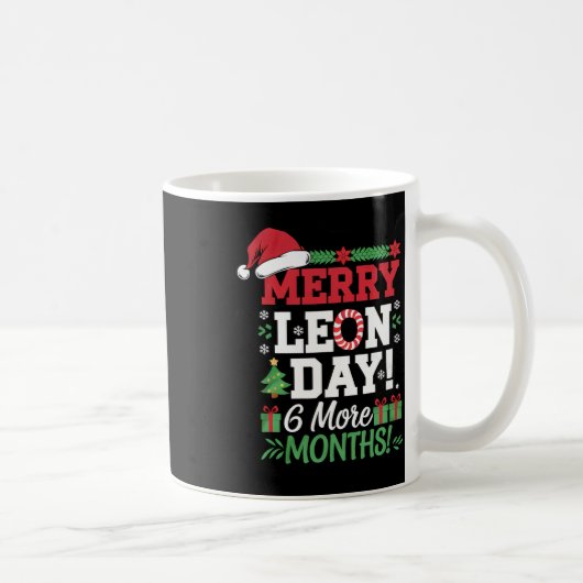 Prettig Leon-dag Noel Ckwards Grappige Kerstmis Af Koffiemok (Rechts)