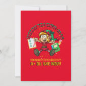 Prettig Leraar-feest! Feestdagenkaart (Voorkant)