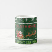 "Prettig & Leuk" Kerstman slee Kerstmug Koffiemok (Center)