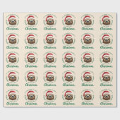 Prettig LuiaardKerstmis, Inpakpapier (Vlak)