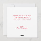 Prettig Lupercalia Slaapwelpenwolf Paganische Kind Feestdagenkaart (Achterkant)