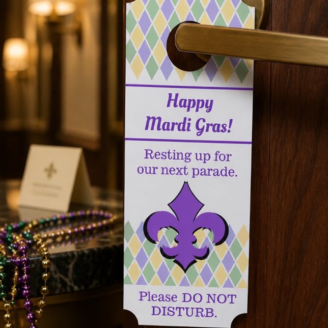 Prettig Mardi Gras | Persoonlijk Deurhanger (Creator heeft geüpload)
