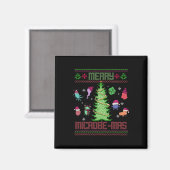 Prettig Microbe-feest Microbiologie Wetenschappers Magneet (Voorkant / Achterkant)