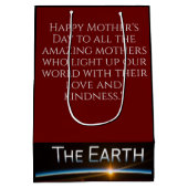 Prettig Moederdag, een gezegende en gelukkige Moed Medium Cadeauzakje (Achterkant)