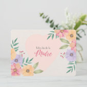Prettig Moederdag Feestdagenkaart (Staand voorkant)