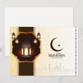 Prettig Muharram Vakantiekaart Feestdagenkaart (Voorkant / Achterkant)