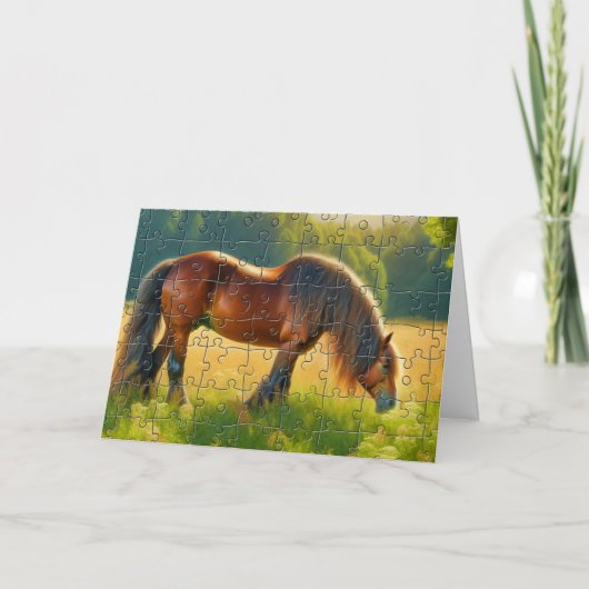 Prettig Nationale Puzzel Dag  Kaart (Voorkant)