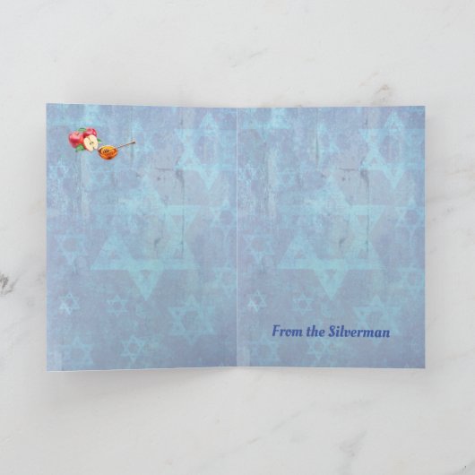 Prettig Nieuw Joods Jaar Shana Tova Feestdagen Kaart (Binnen)