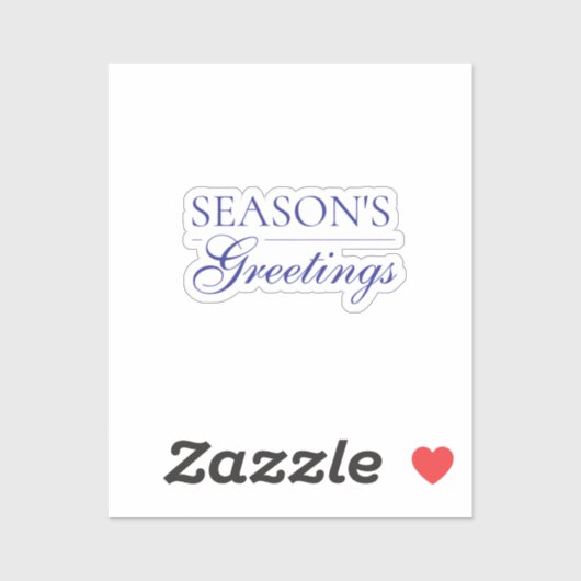 prettig Nieuwjaar Gelukkig Kerstfeest Vakantie Sticker (Vel)