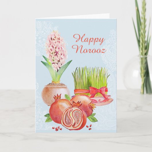 Prettig Norooz Feestdagen Kaart (Voorkant)