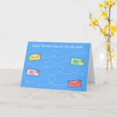 Prettig Norooz vanaf de overkant van de mijlen Kaart (Gele Bloem)