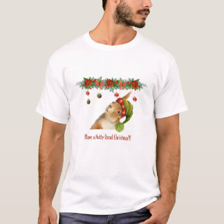 Prettig Notige Kerstmis Eekhoorn Vakantie T-shirt