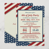 Prettig Onafhankelijkheidsdag van Amerika Kaart (Voorkant / Achterkant)