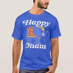 Prettig Onam Feest India Vakantie Indiase Kerala T-shirt
