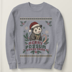 Prettig Opossum Kerstmis Grappige Opossum Trui