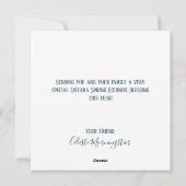 Prettig Ostara Lente Konijn & Vogelnest Feestdagenkaart (Achterkant)