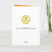 Prettig Owloween - Grappige Uil Halloween Wenskaar Kaart (Achterkant)